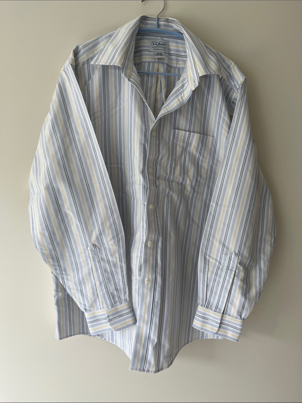L.L. Bean Striped Button Down